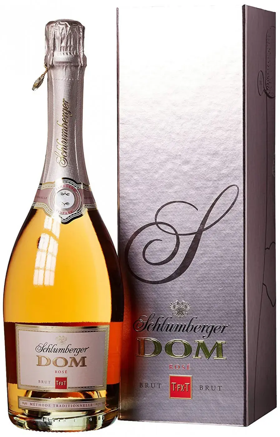 Игристое вино Schlumberger, Dom TFXT Rose Brut, 2013, gift box 2013 0.75 л