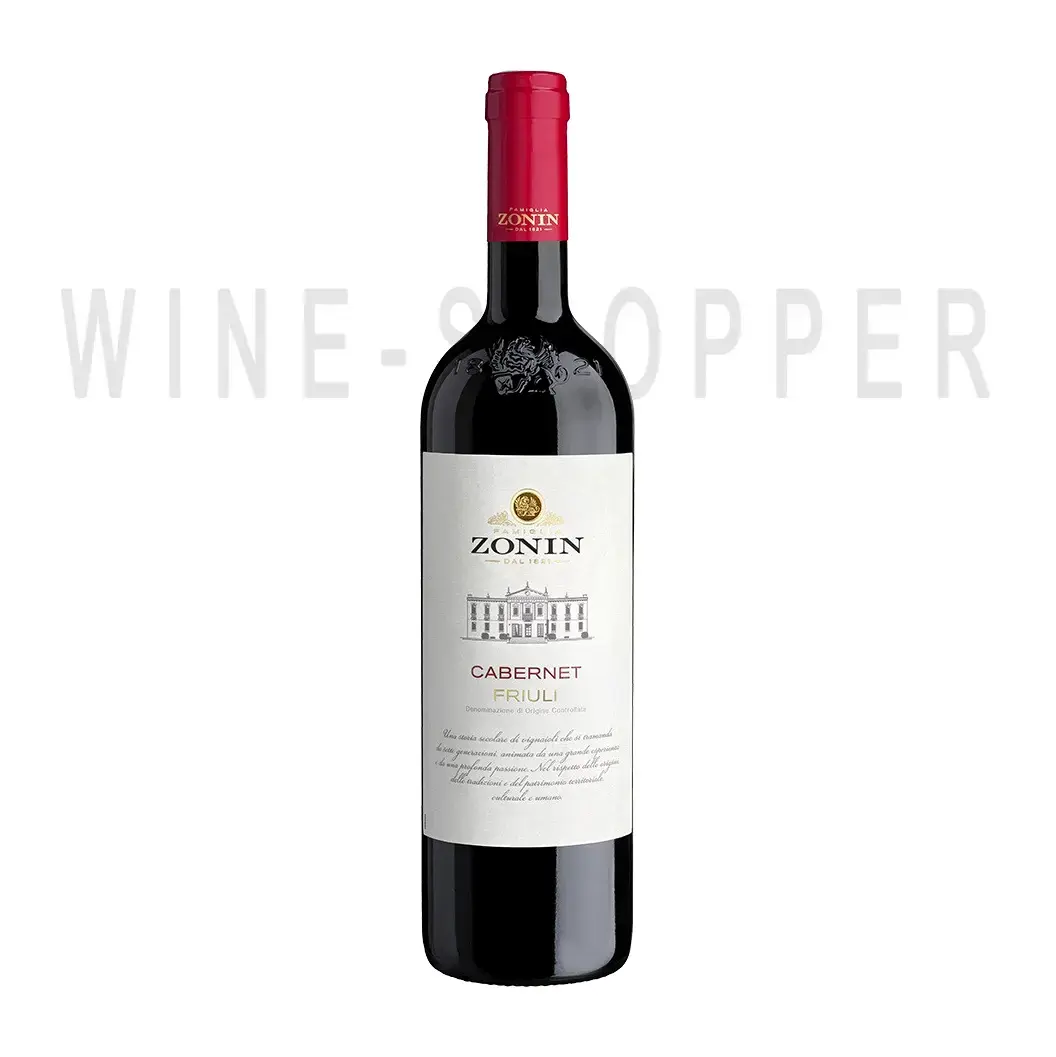 Вино Zonin Cabernet 0.75 л