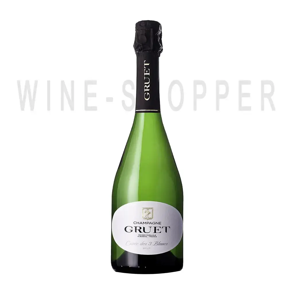 Шампанское Gruet, Cuvee des 3 Blancs Brut, Champagne AOC 0.75 л