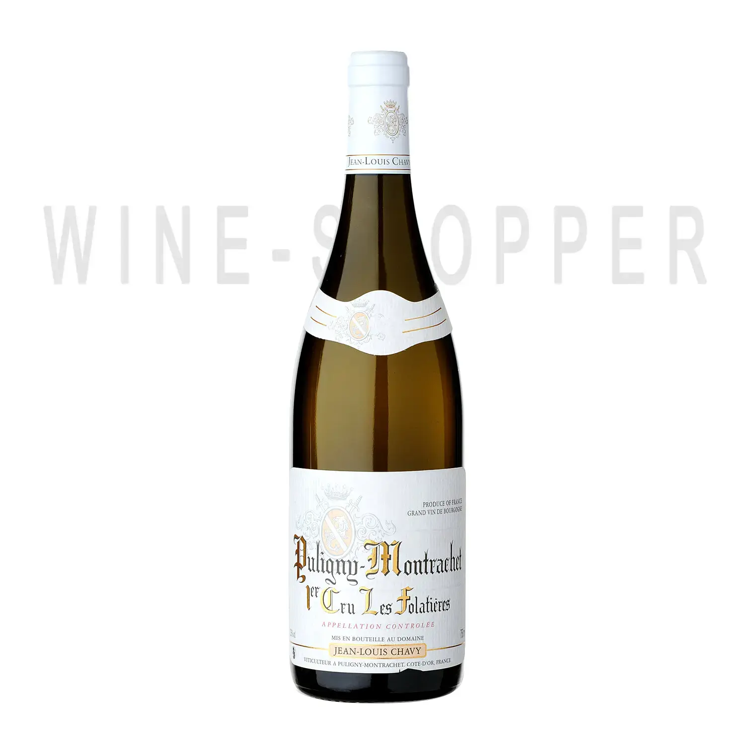 Вино Domaine Jean-Louis Chavy, Puligny-Montrachet, 1er Cru Les Folatieres 2018 0.75 л