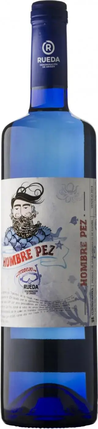 Вино Cuatro Rayas Hombre Pez Verdejo Rueda 0.75 л 