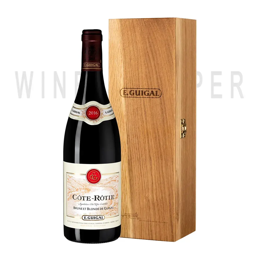 Вино E. Guigal Cote-Rotie Brune et Blonde 2016 wooden box 0.75 л