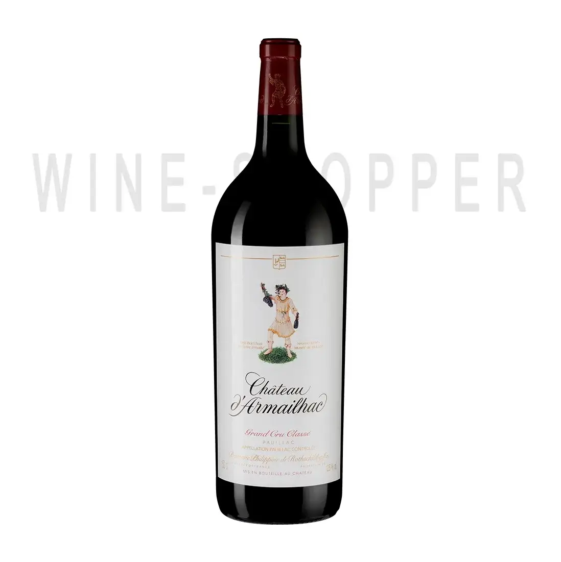 Вино Chateau d'Armailhac Pauillac AOC 5-me Grand Cru Classe 2007 3 л