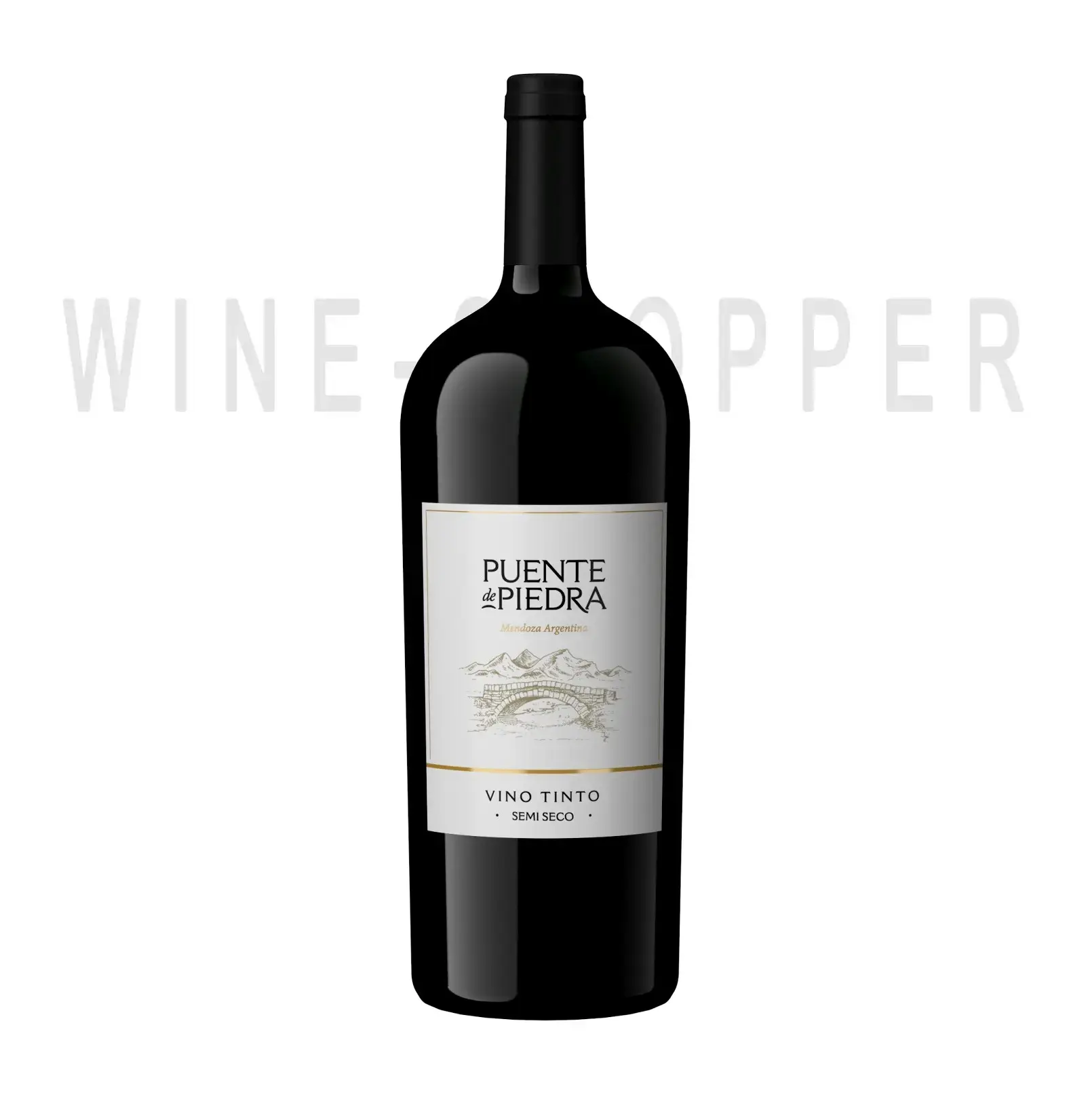 Вино Puente de Piedra Tinto Semi Seco 1.5 л