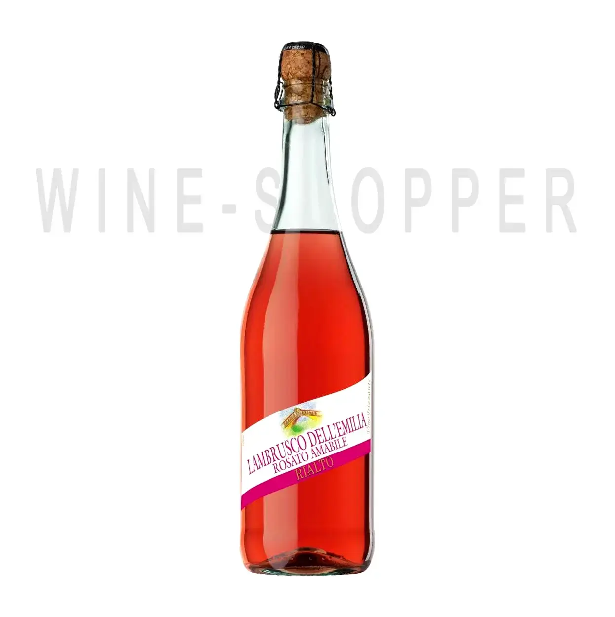 Игристое вино Contri Spumanti, Rialto Rosato Amabile Lambrusco dell'Emilia IGT 0.75 л