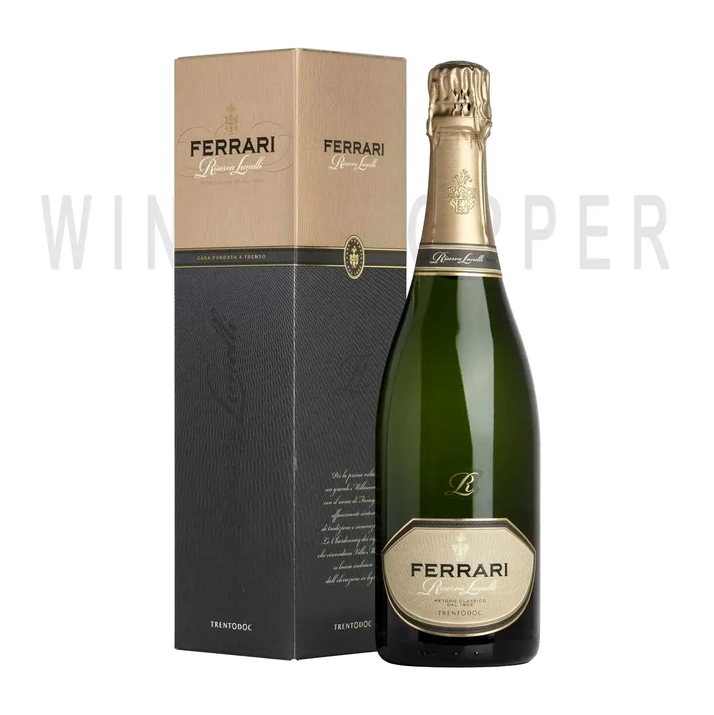 Игристое вино Ferrari Riserva Lunelli Trento DOC 2009 gift box