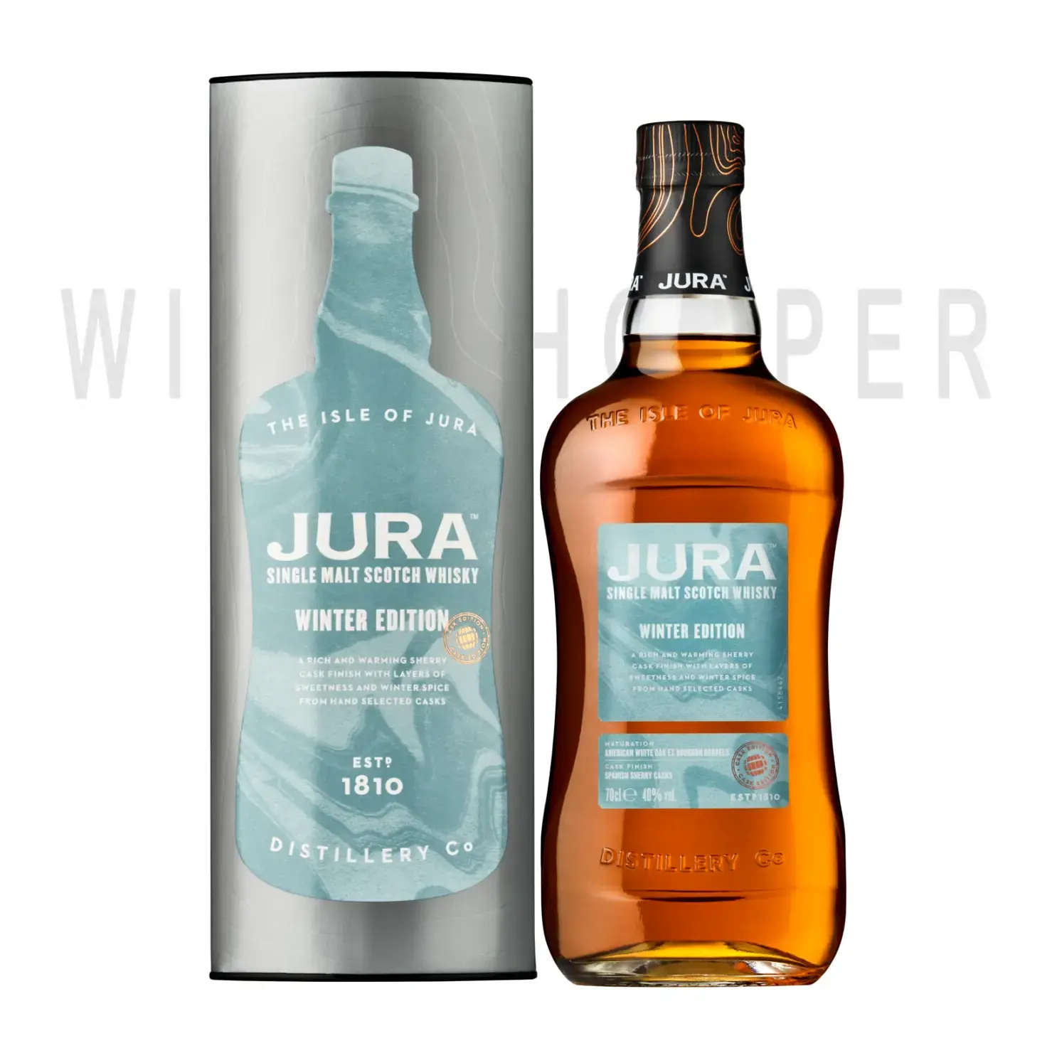 Виски Isle of Jura Winter Edition in tube 0.7 л