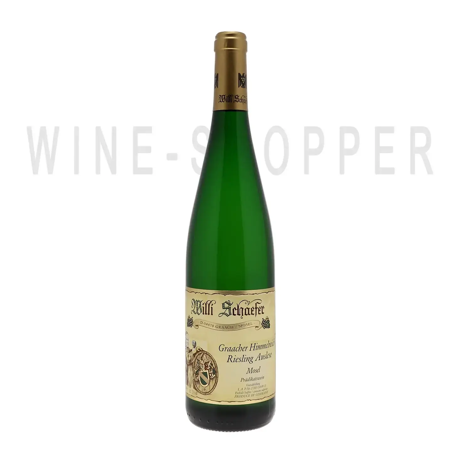 Вино Willi Schaefer, Graacher Himmelreich Riesling Auslese #9 2019 0.75 л