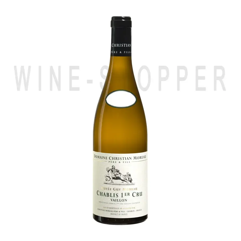 Вино Christian Moreau Pere et Fils, Chablis 1-er Cru Vaillon 2019 0.75 л
