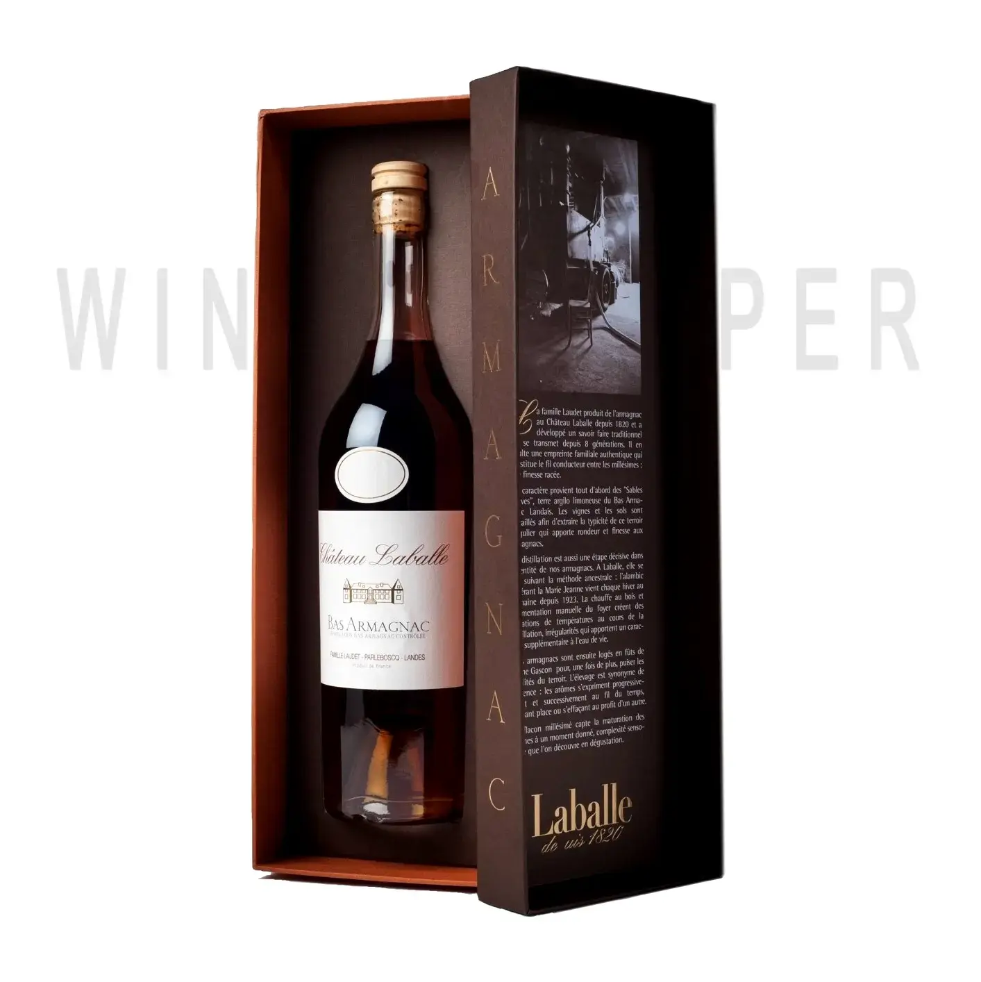 Арманьяк Chateau Laballe, Vintage, Bas Armagnac AOC, 1965, gift box 1965 0.7 л