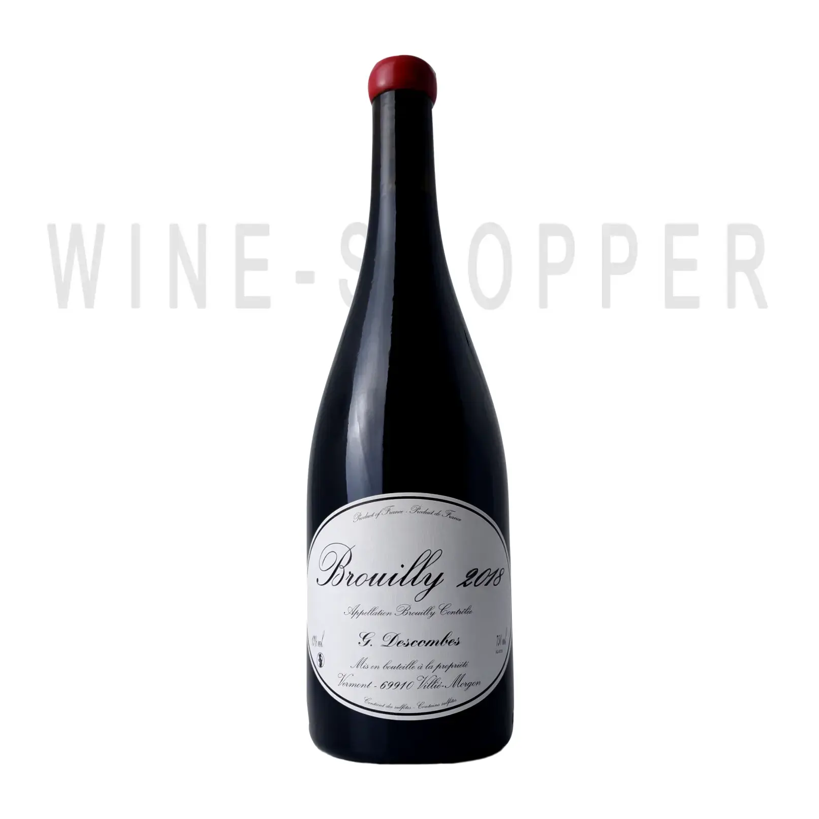 Вино Georges Descombes, Brouilly Vieilles Vignes AOC 2018 0.75 л