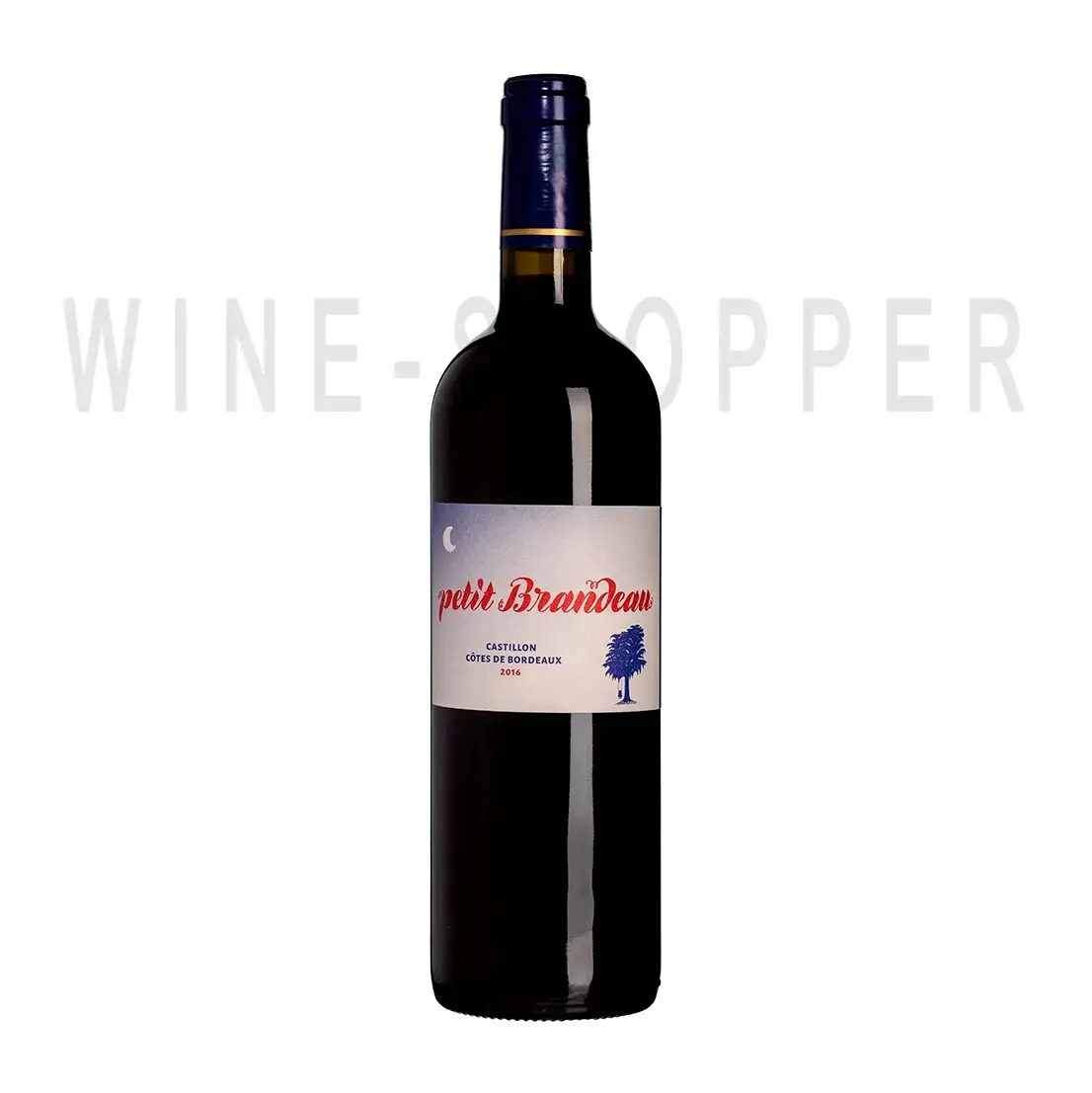 Вино Chateau Brandeau, Petit Brandeau, Castillon Cotes de Bordeaux AOC 2016 0.75 л