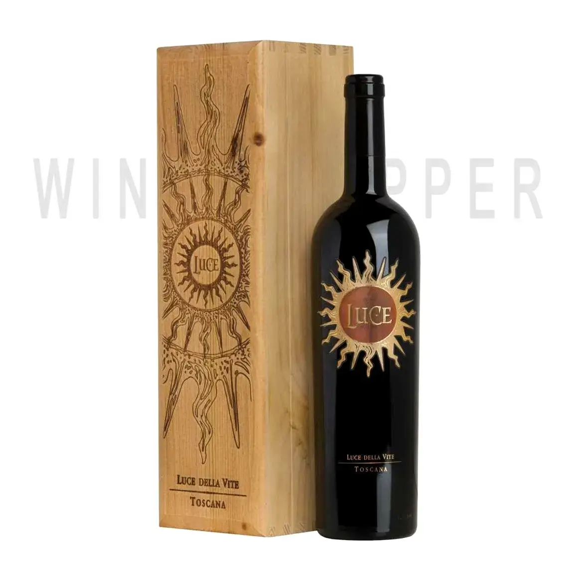 Вино Luce, wooden box 2018 0.75 л