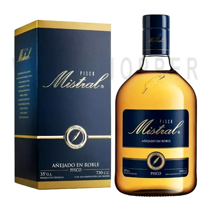 Писко Pisco Mistral Especial, gift box 0.75 л