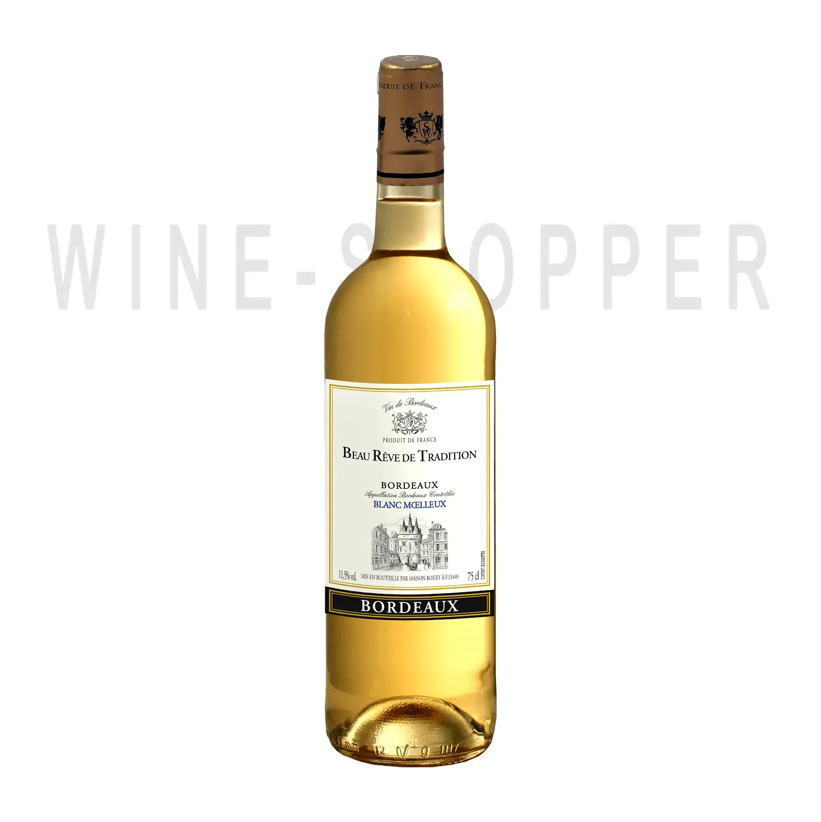 Вино Beau Reve de Tradition Blanc Moelleux Bordeaux АОC 0.75 л