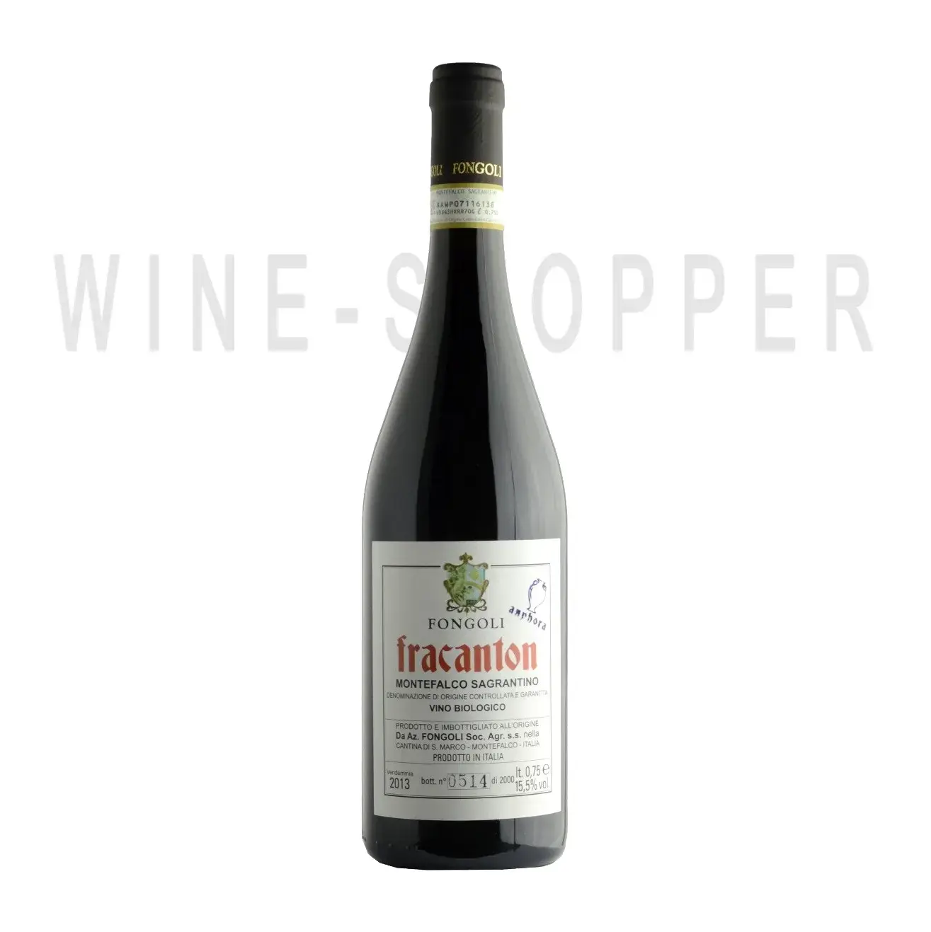 Вино Fongoli, Fracanton Montefalco Sagrantino DOCG Naturale 2013 0.75 л