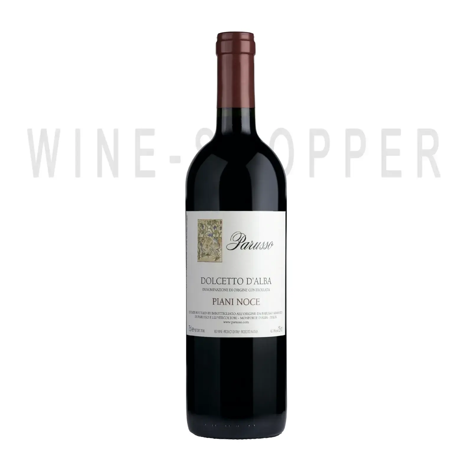 Вино Parusso, Dolcetto d'Alba DOC Piani Noce 2019 0.75 л