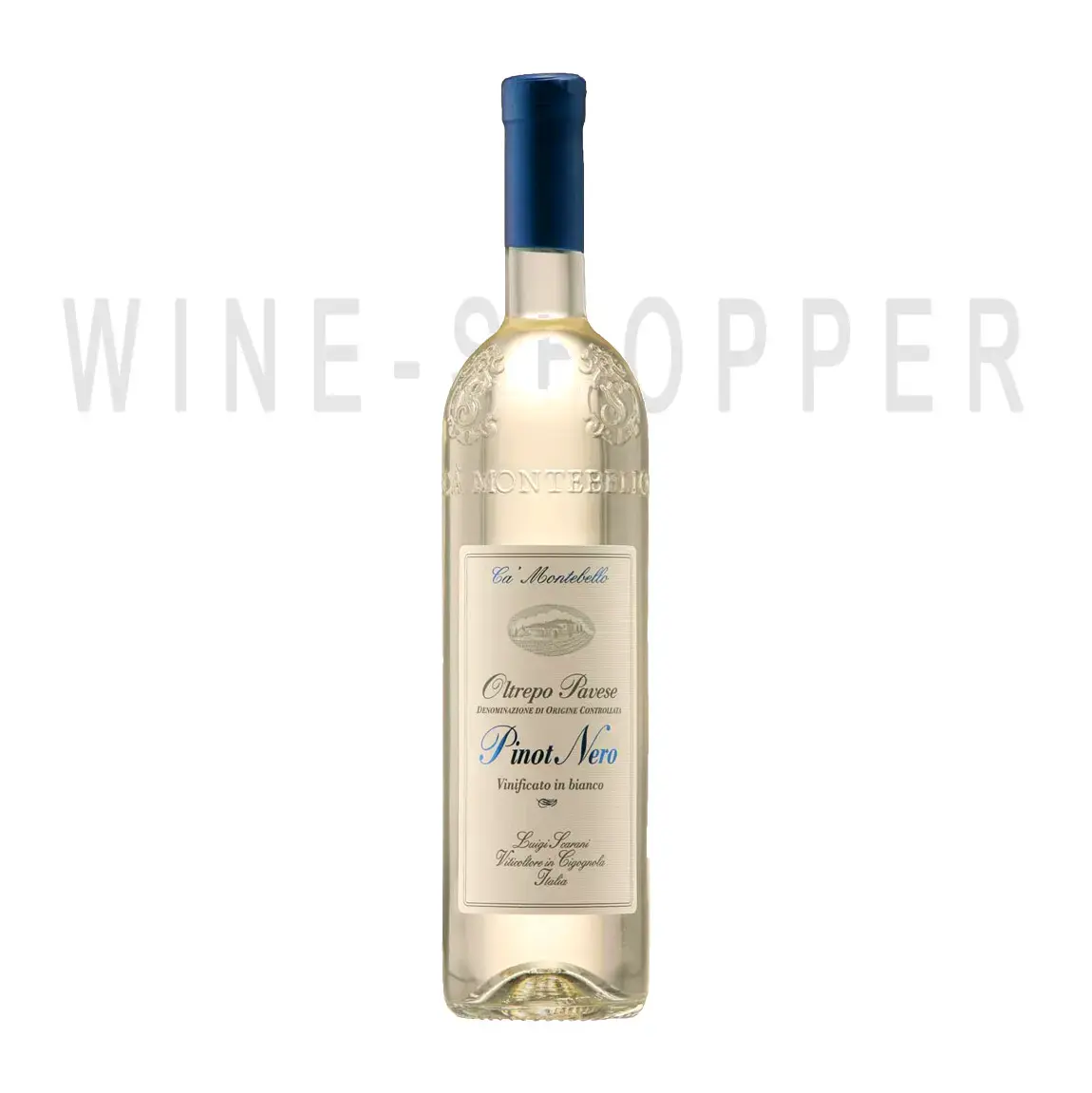 Вино Ca' Montebello, Pinot Nero Bianco, Oltrepo Pavese DOC 2020 0.75 л