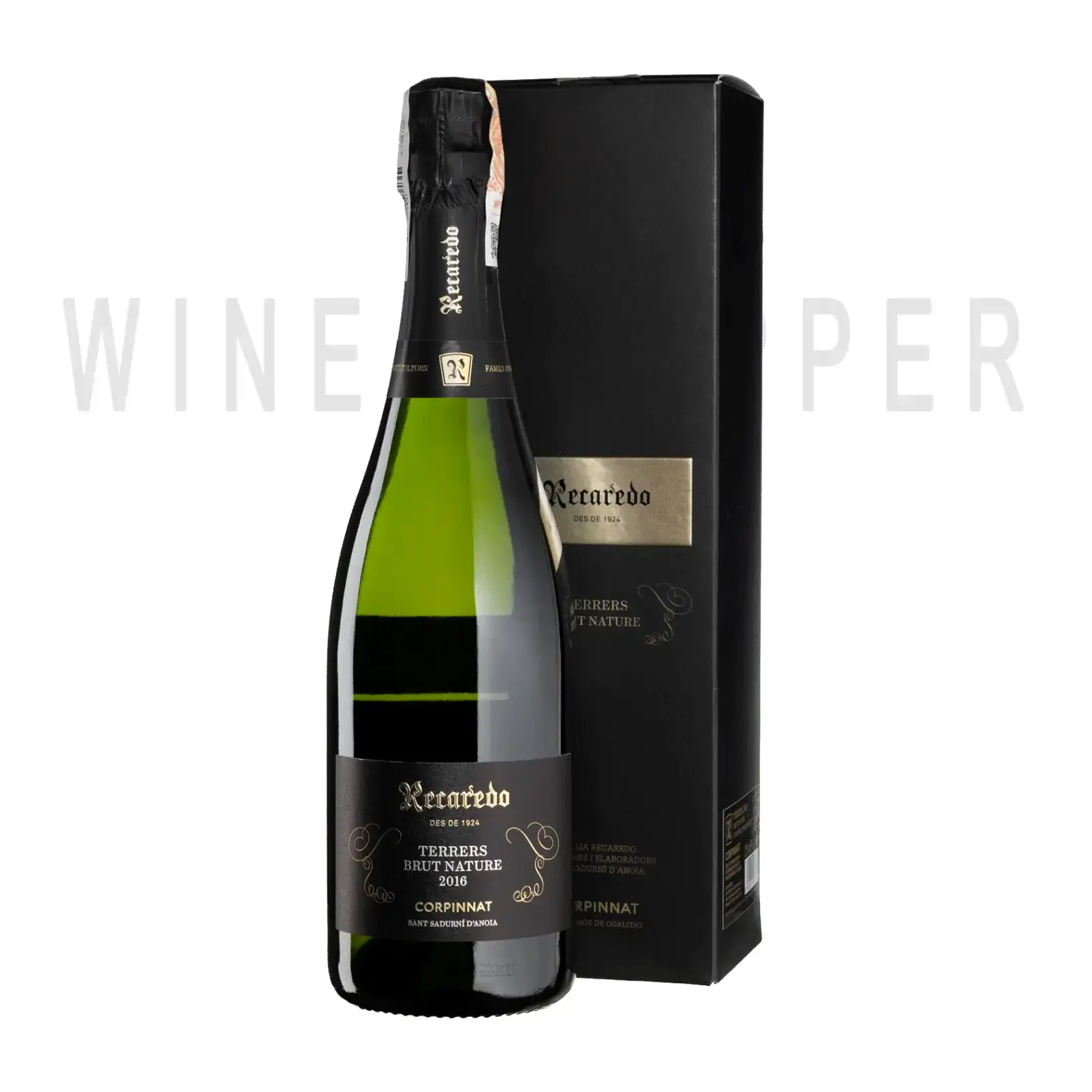 Игристое вино Recaredo, Terrers Brut Nature, Cava DO, 2016, gift box 2016 0.75 л