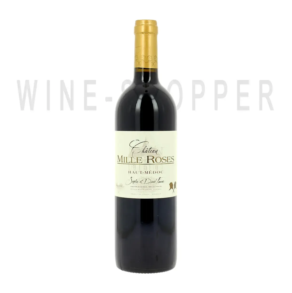 Вино Chateau Mille Roses, Haut-Medoc AOC 2016 0.75 л