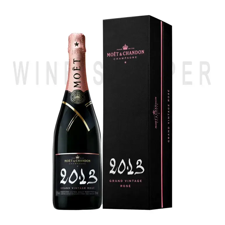 Шампанское Moet & Chandon Grand Vintage Rose gift box 2013 0.75 л