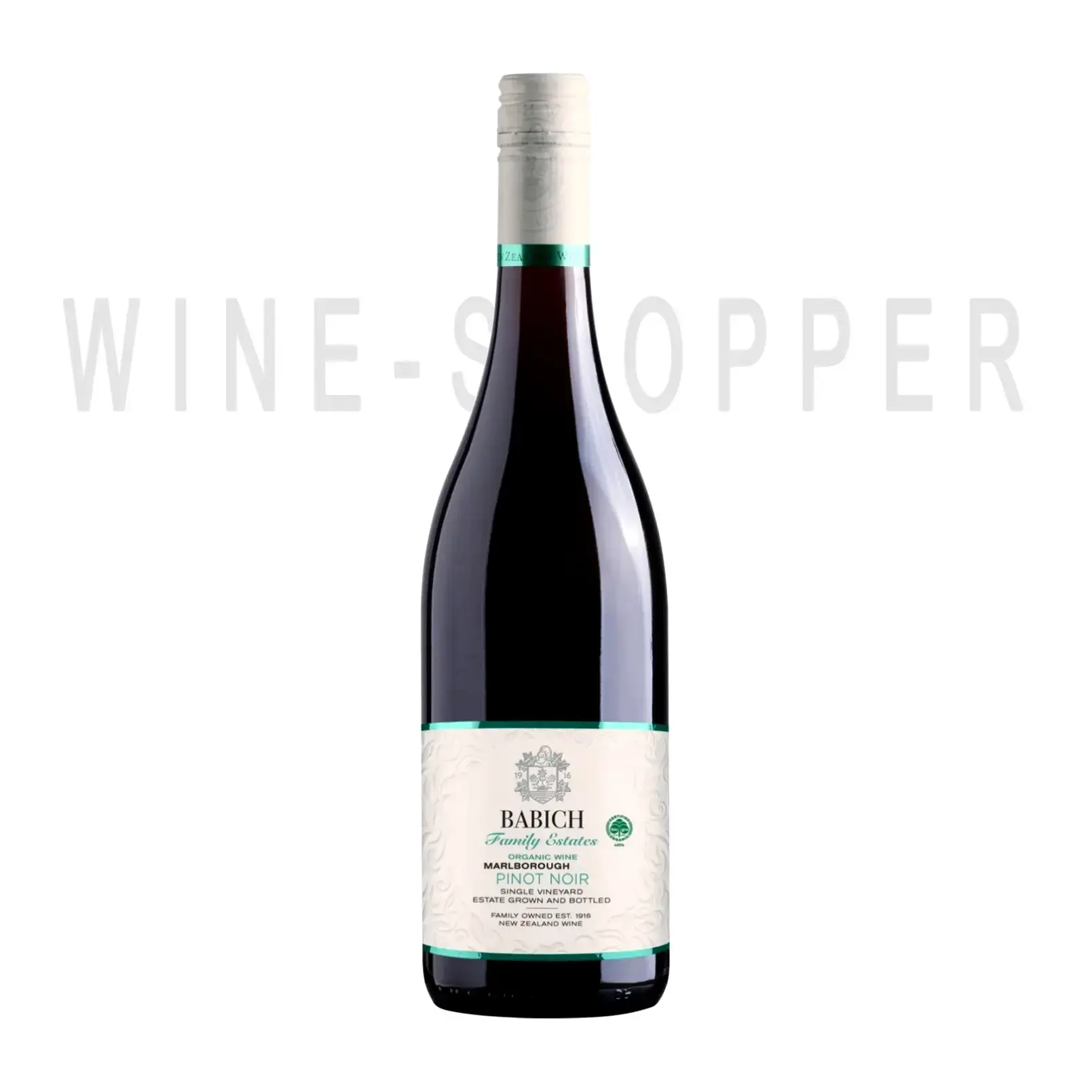 Вино Babich Wines Family Estates Headwaters Organic Pinot Noir 2019 0.75 л
