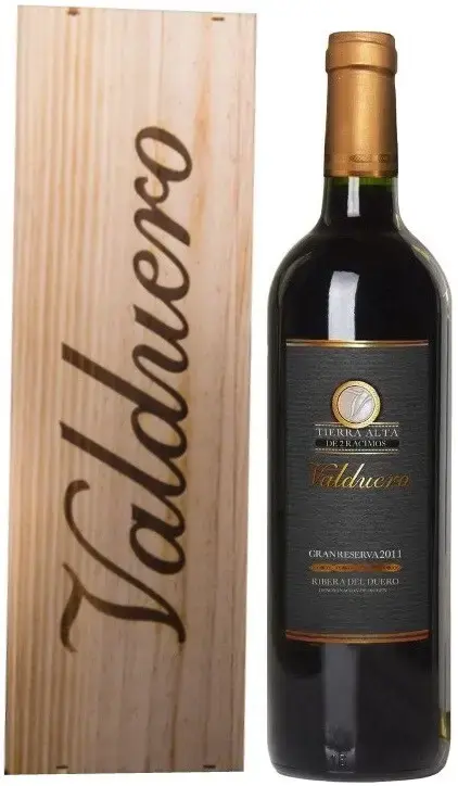 Вино Valduero Tierra Alta de 2 Racimos Gran Reserva Ribera del Duero DO, 2011, wooden box, 0.75 л