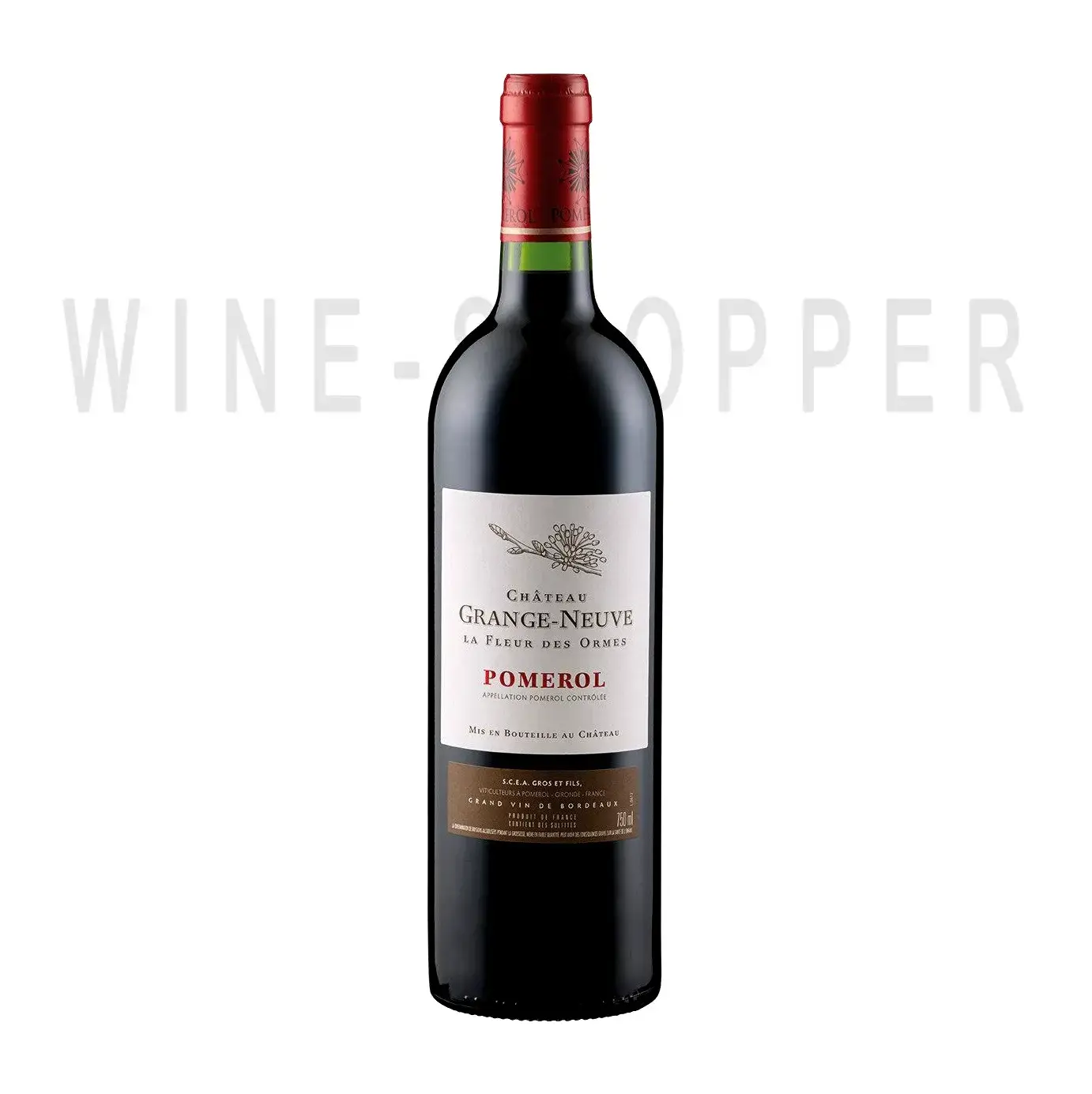 Вино Chateau Grange-Neuve La Fleur des Ormes Pomerol AOC 2018 0.75 л