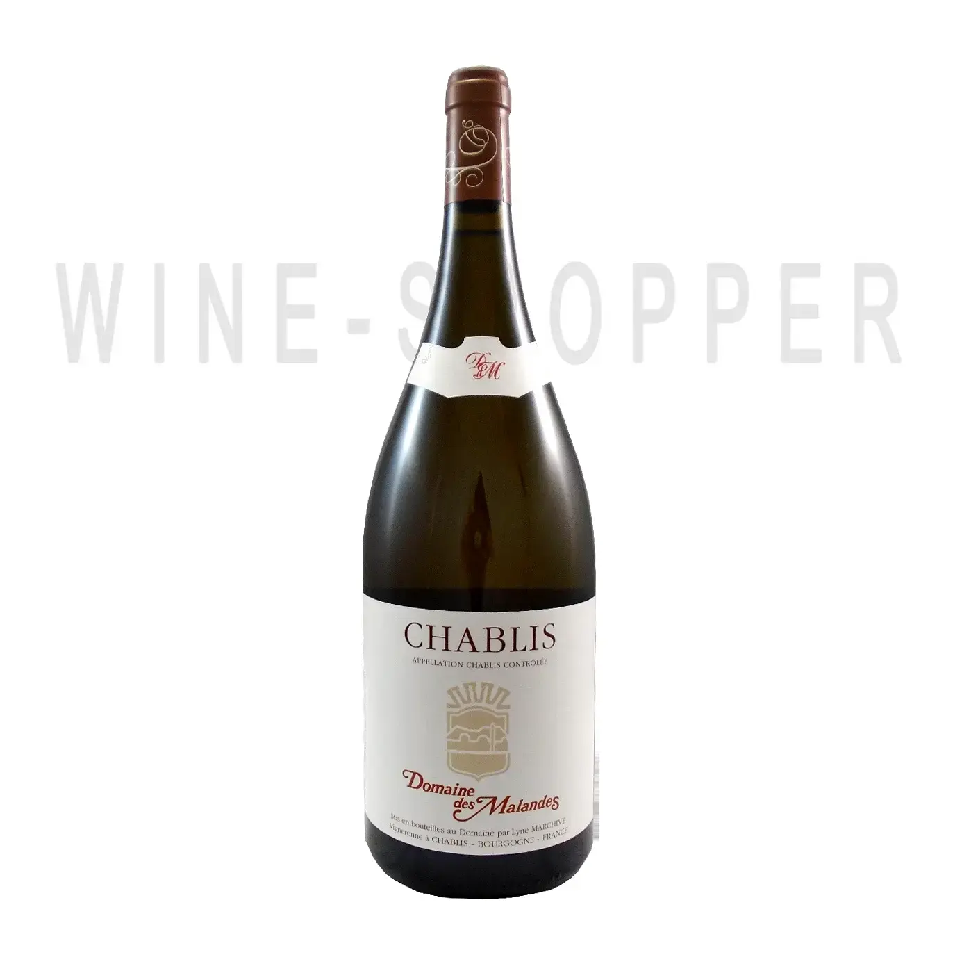 Вино Domaine des Malandes Chablis AOC 2019 1.5 л