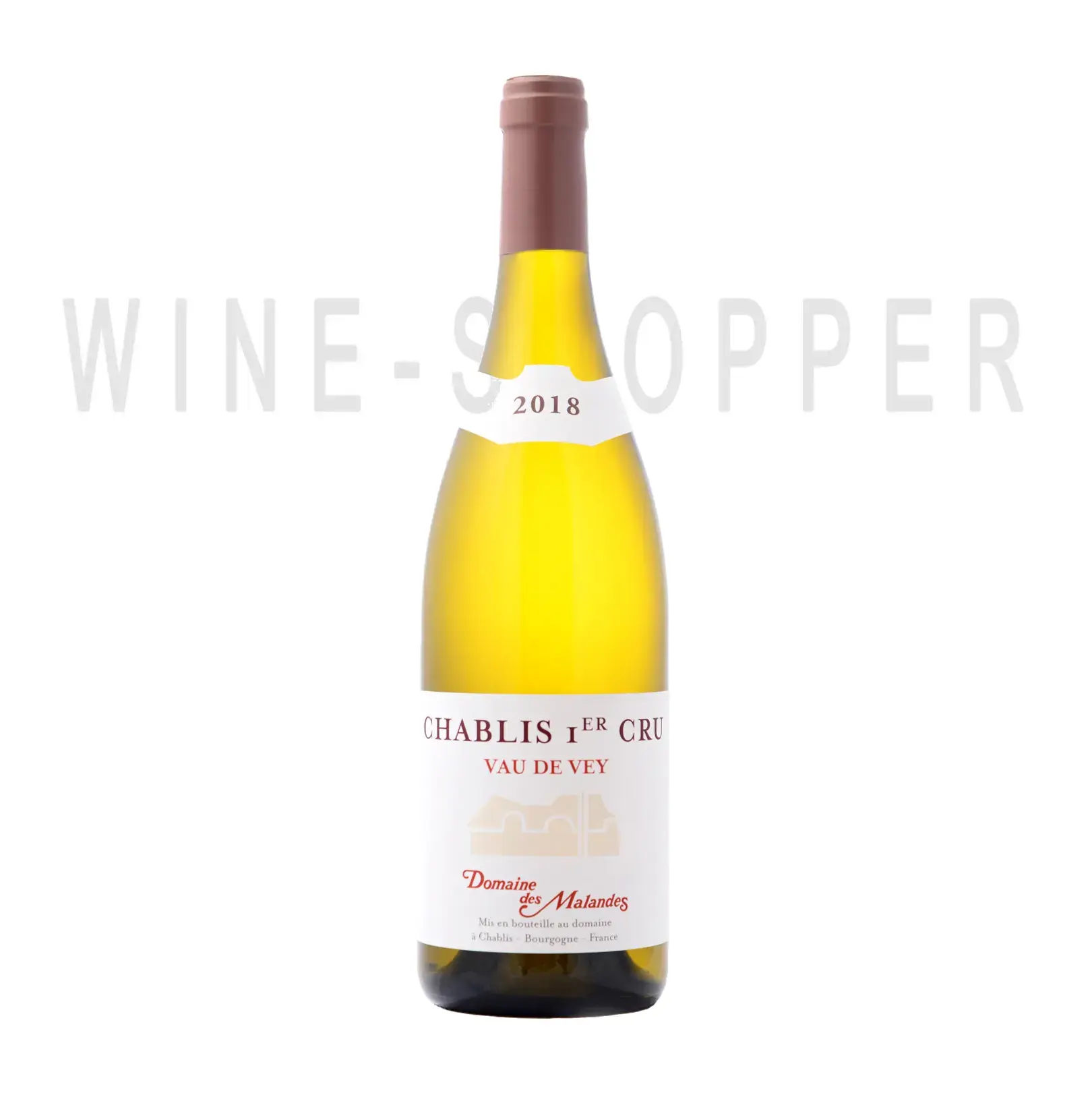 Вино Domaine des Malandes Chablis Premier Cru Vau de Vey AOC 2018 1.5 л