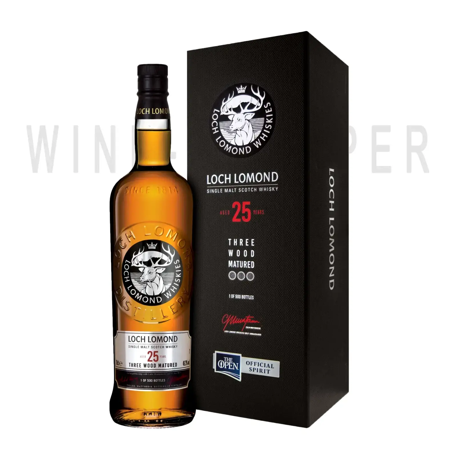 Виски Loch Lomond 25 Years Old Three Wood, gift box 0.7 л