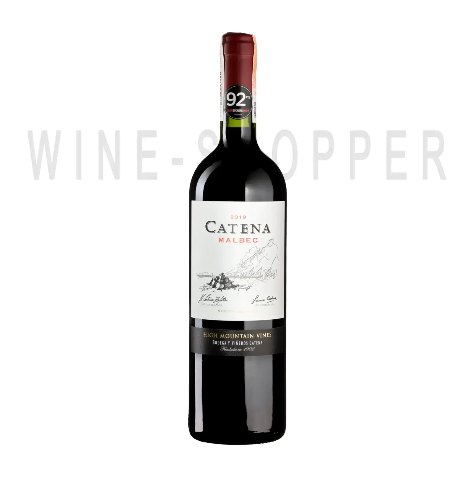 Вино Catena Malbec Mendoza 2019 0.75 л