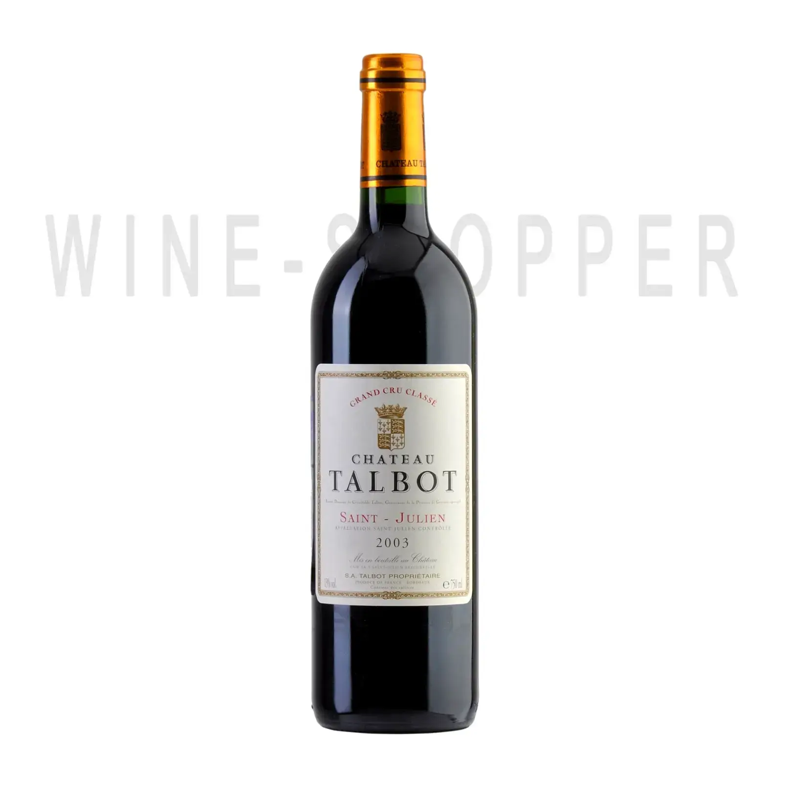 Вино Chateau Talbot St-Julien AOC 4-me Grand Cru Classe 2003 0.75 л