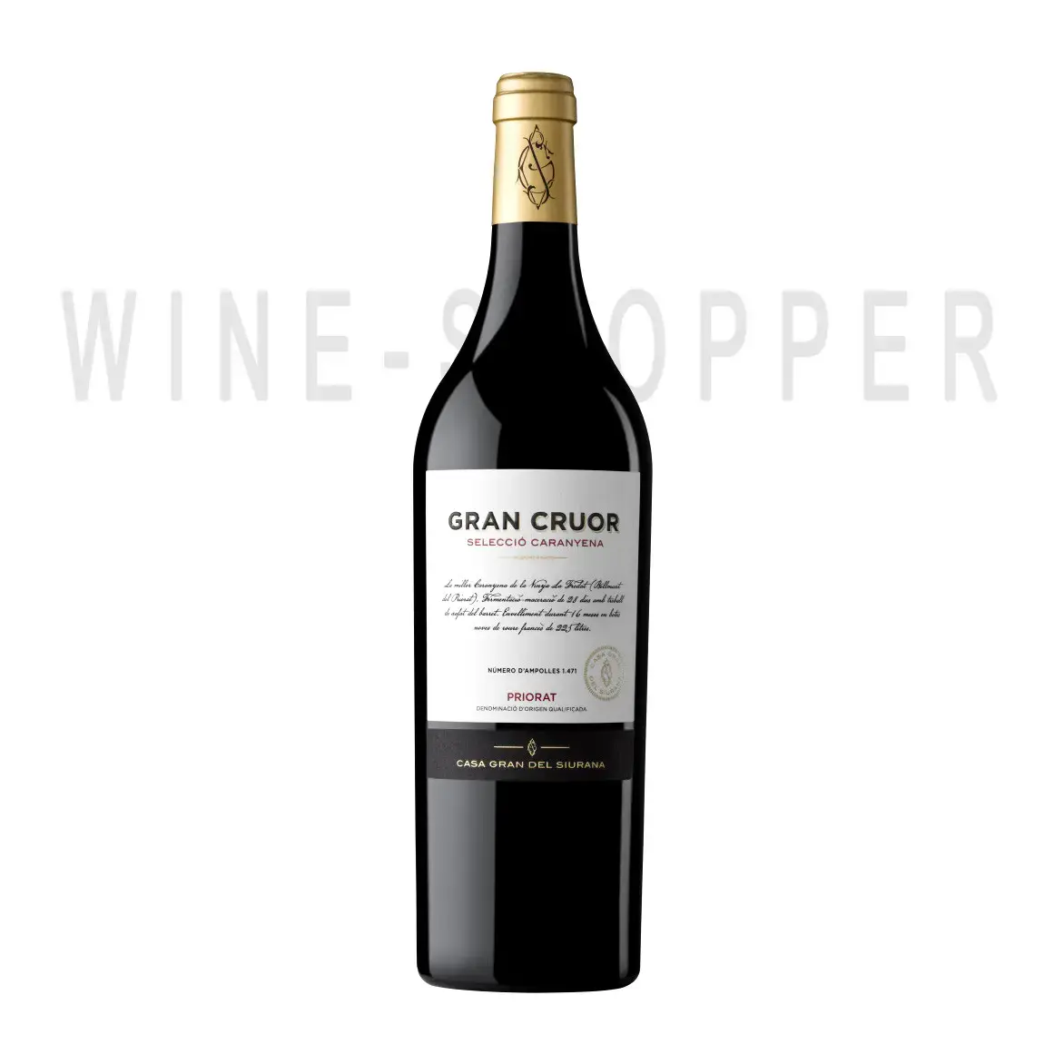 Вино Casa Gran del Siurana Gran Cruor Seleccio Caranyena Priorat DOQ 2014 0,75 л