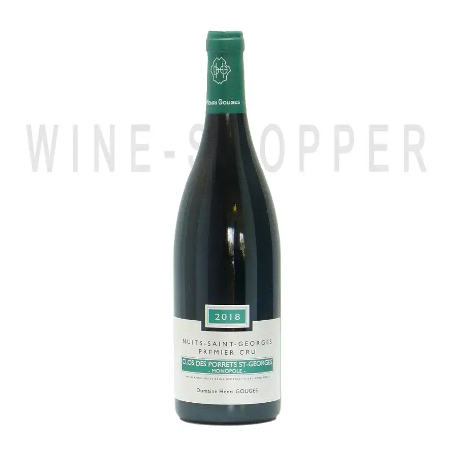Вино Domaine Henri Gouges Nuits-St-Georges 1er Cru AOC Clos des Porrets St-Georges 2018 0,75 л