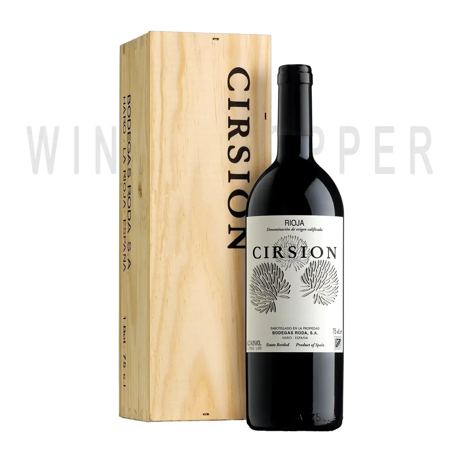 Вино Bodegas Roda, Rioja Cirsion, Rioja, 2017, wooden box 2017 0.75 л