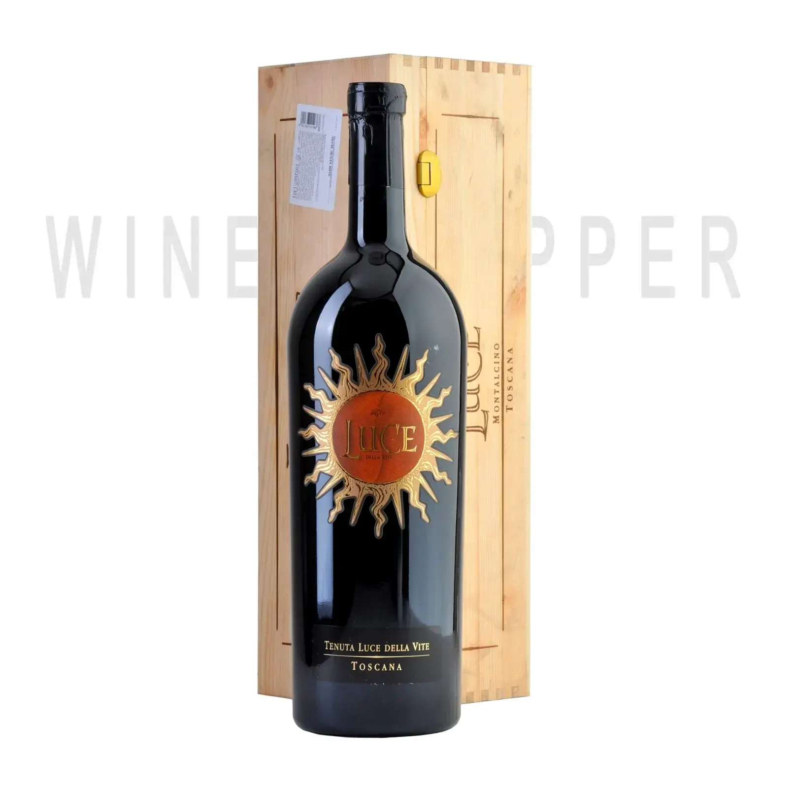Вино Luce wooden box 2018 1.5 л