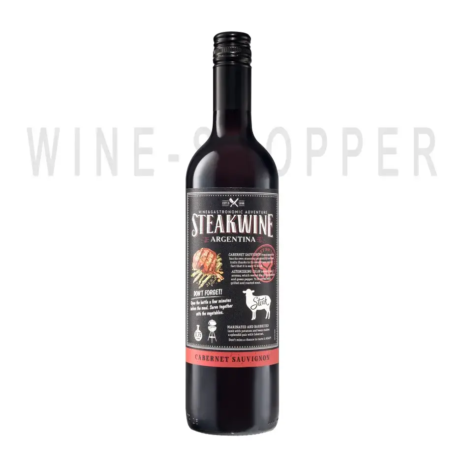Вино Steakwine Cabernet Sauvignon (Black Label) 2021 0.75 л