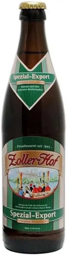 Пиво Zoller-Hof Spezial-Export, 0.5 л 