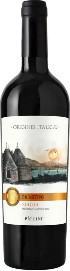 Вино Piccini Origines Italicae Primitivo Puglia IGT, 2020, 0.75 л