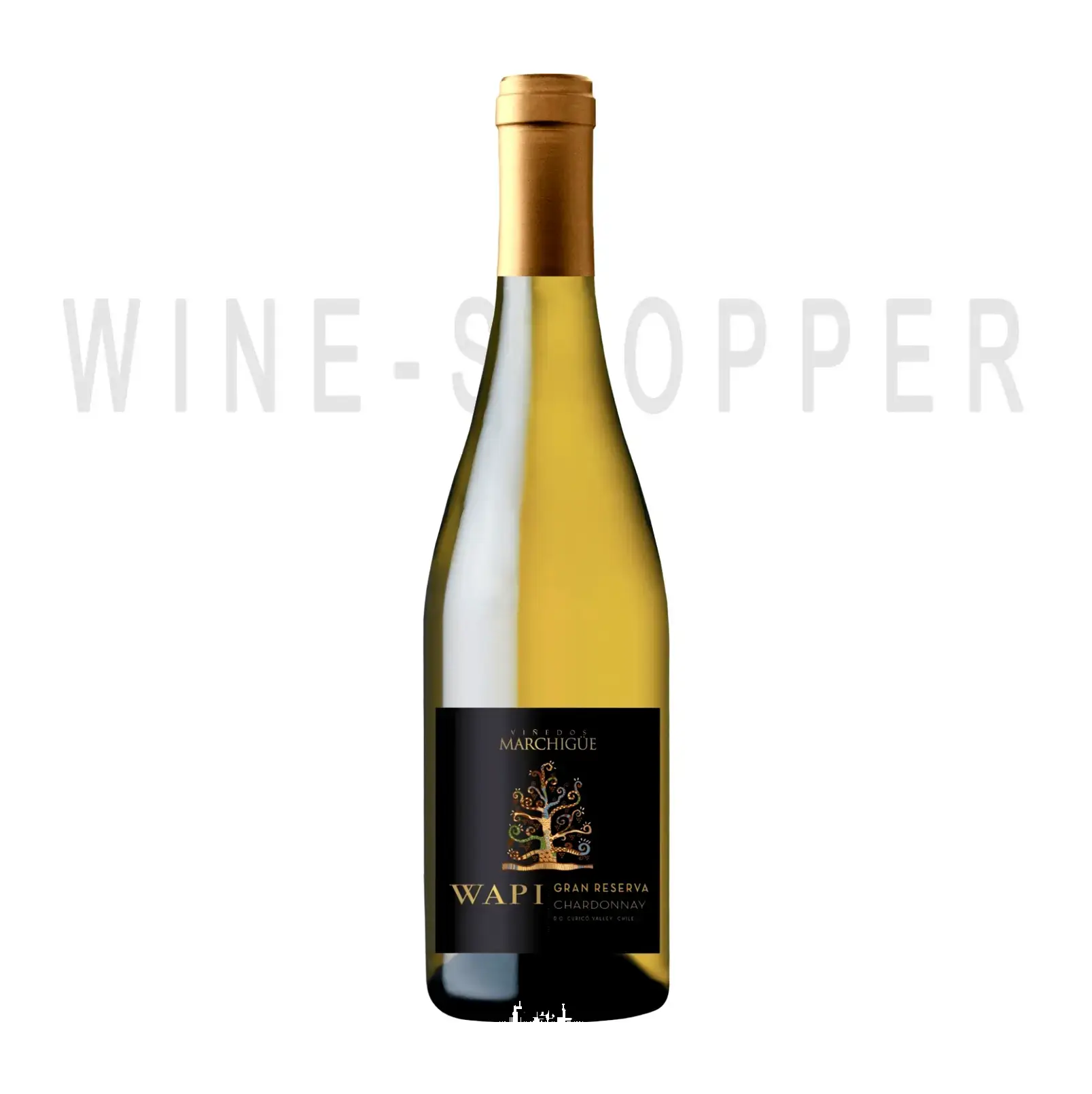 Вино Wapi Chardonnay Gran Reserva, Curico Valley DO 0.75 л