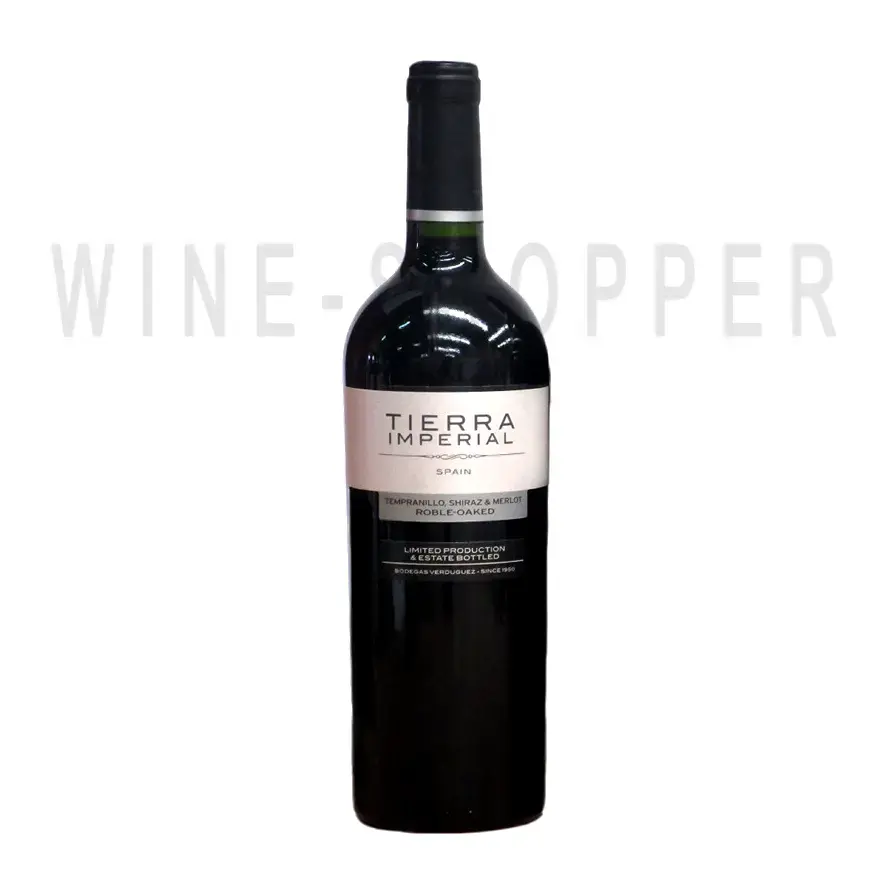 Вино Bodegas Verduguez, Tierra Imperial Tempranillo, Shiraz & Merlot Roble-Oaked DO 0.75 л