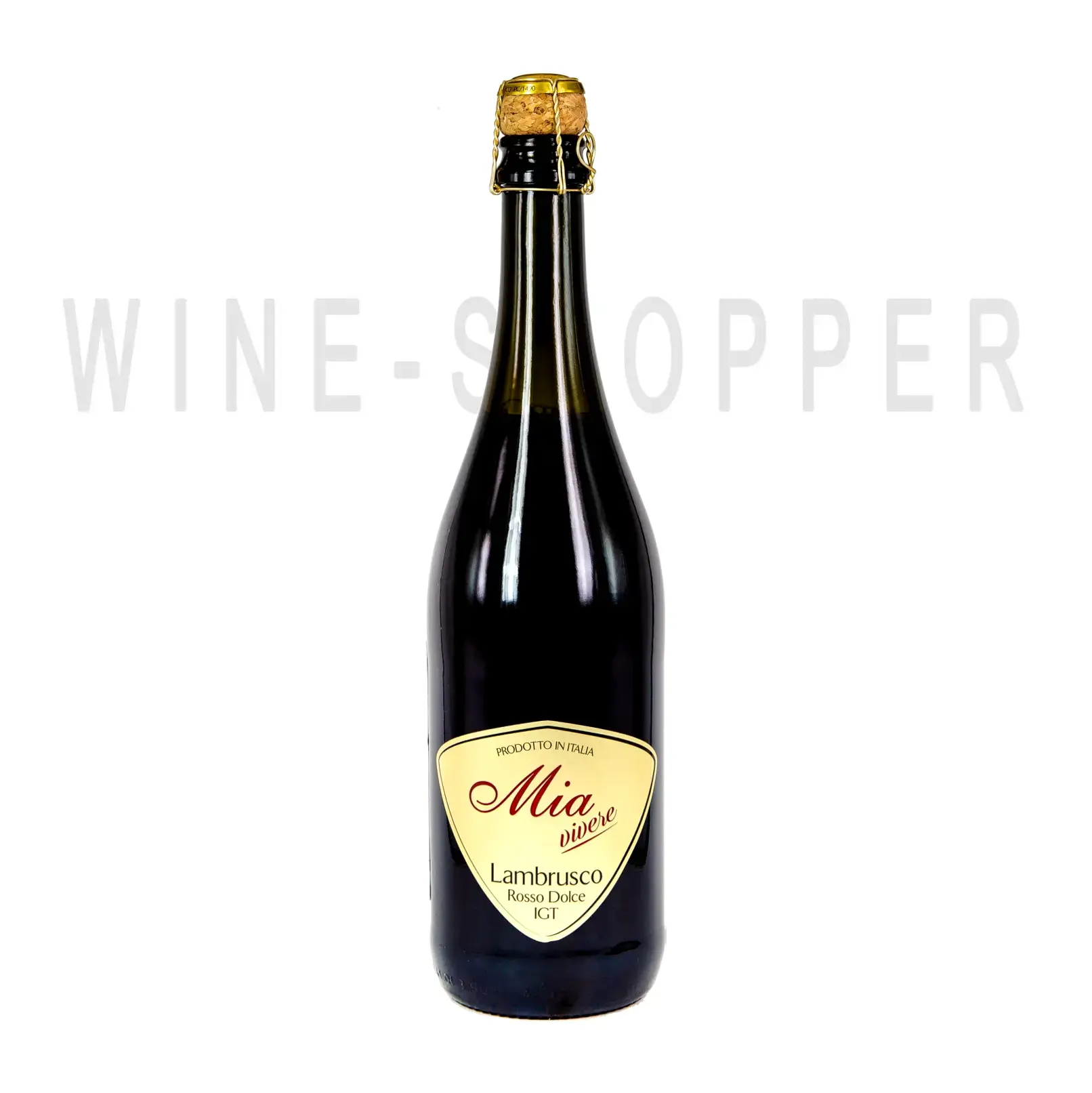 Игристое вино Cantine Quattro Valli, Mia Vivere Lambrusco Rosso Dolce IGT 0.75 л