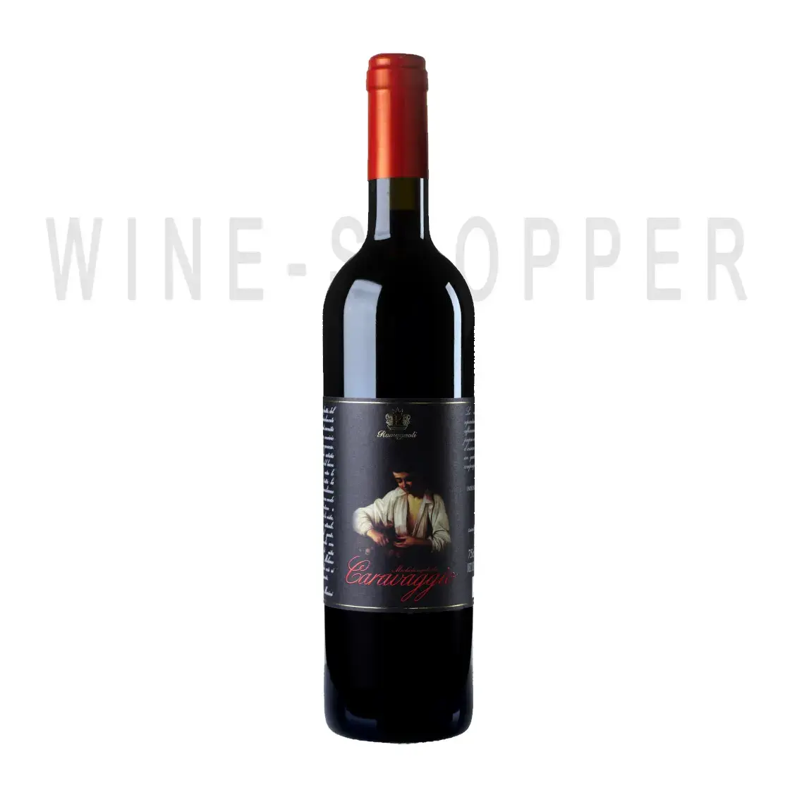 Вино Romagnoli, Michelangelo da Caravaggio Rosso, Emilia IGT 0.75 л