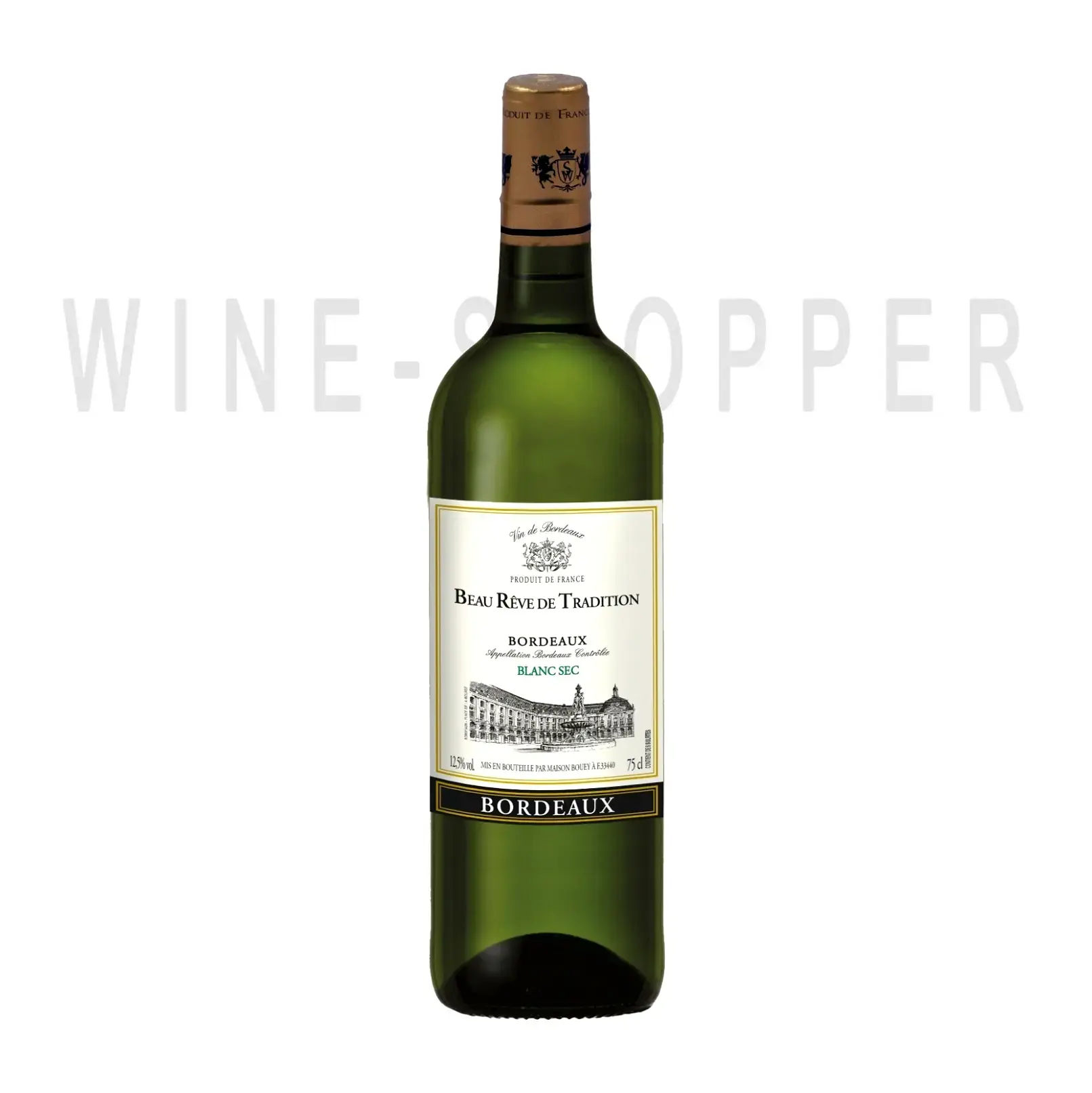 Вино Beau Reve de Tradition Blanc Sec, Bordeaux АОC 0.75 л