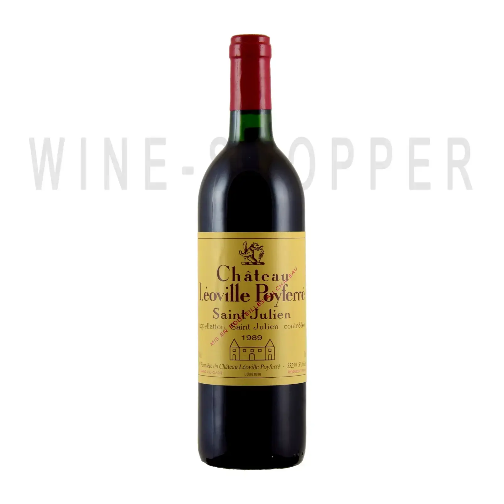 Вино Chateau Leoville Poyferre 1989 0.75 л