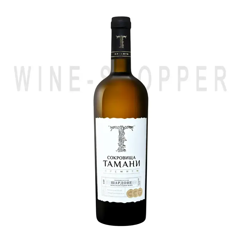 Вино Sokrovishcha Tamani Premium Chardonnay 0.75 л 