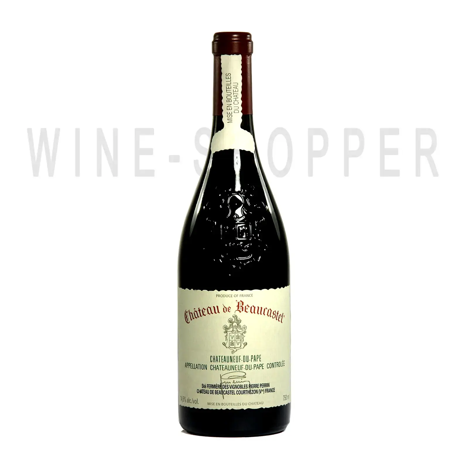 Вино Perrin et Fils Chateau de Beaucastel Chateauneuf du Pape AOC 1998 0.75 л