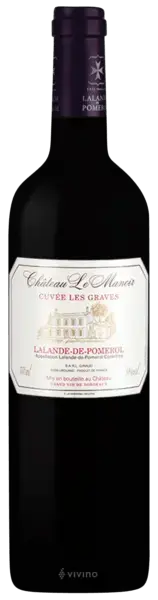 Вино Chateau Le Manoir Laland de Pomerol 2012 0.75 л