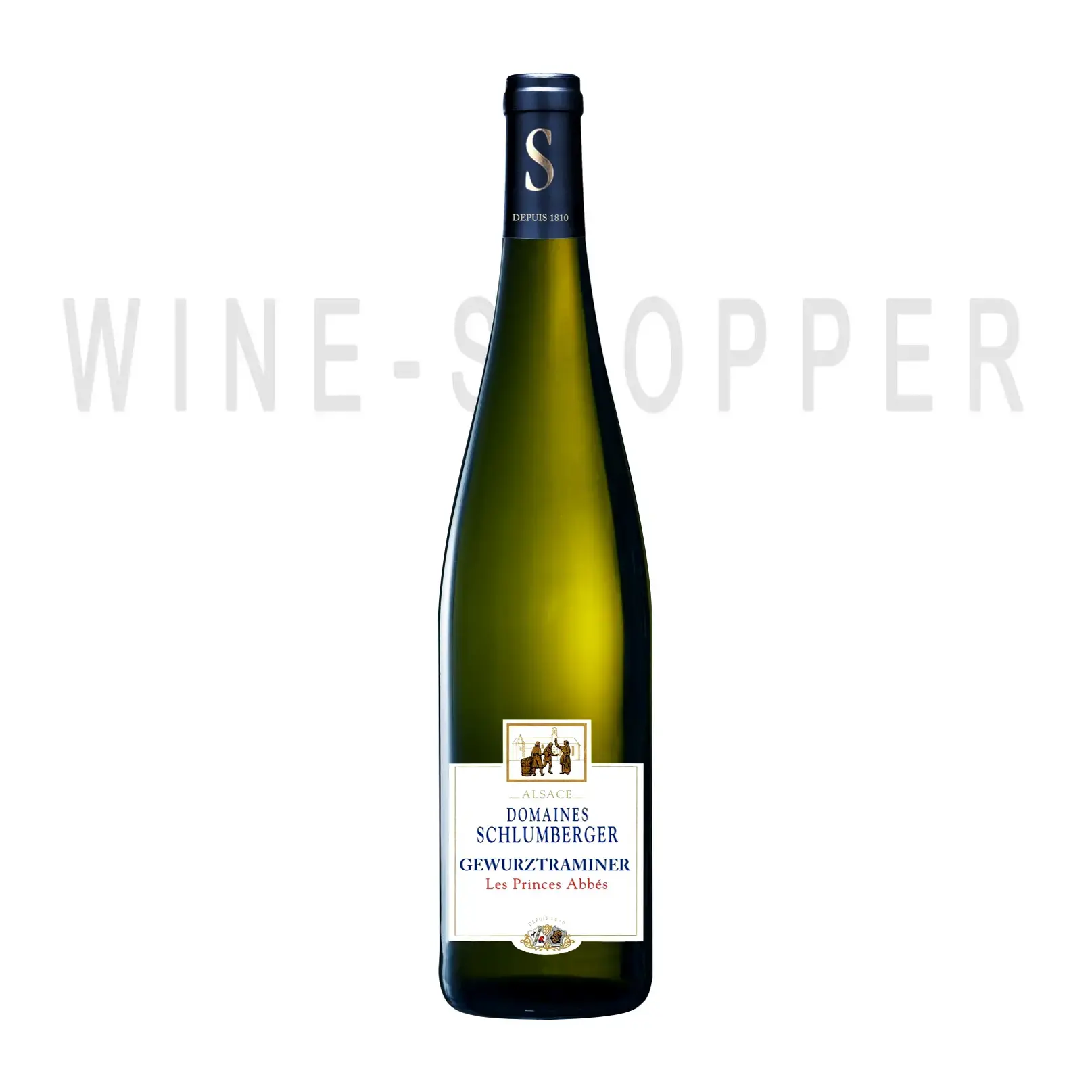Вино Schlumberger Gewurztraminer Les Princes Abbes Alsace AOC 1983 0.75 л